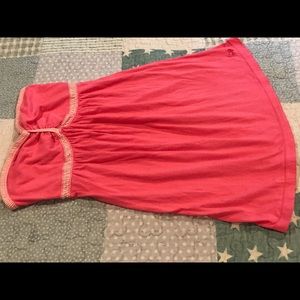 Strapless summer top